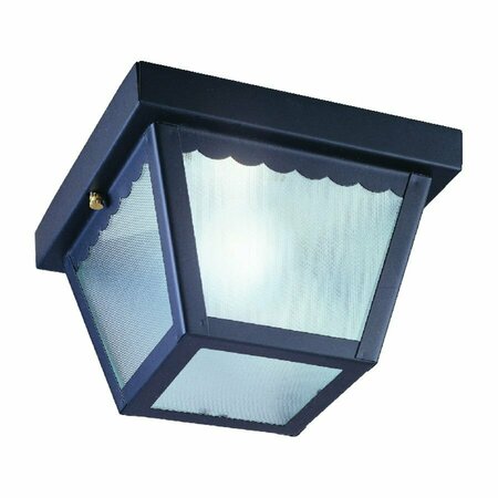 BOSTON HARBOR Fixture Porch Cmnt 1Lt Black 6276BK3L